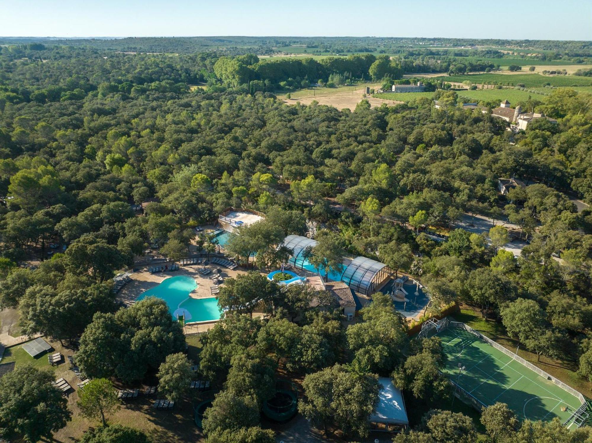 Camping Les Pres Du Roi Sommières Zewnętrze zdjęcie