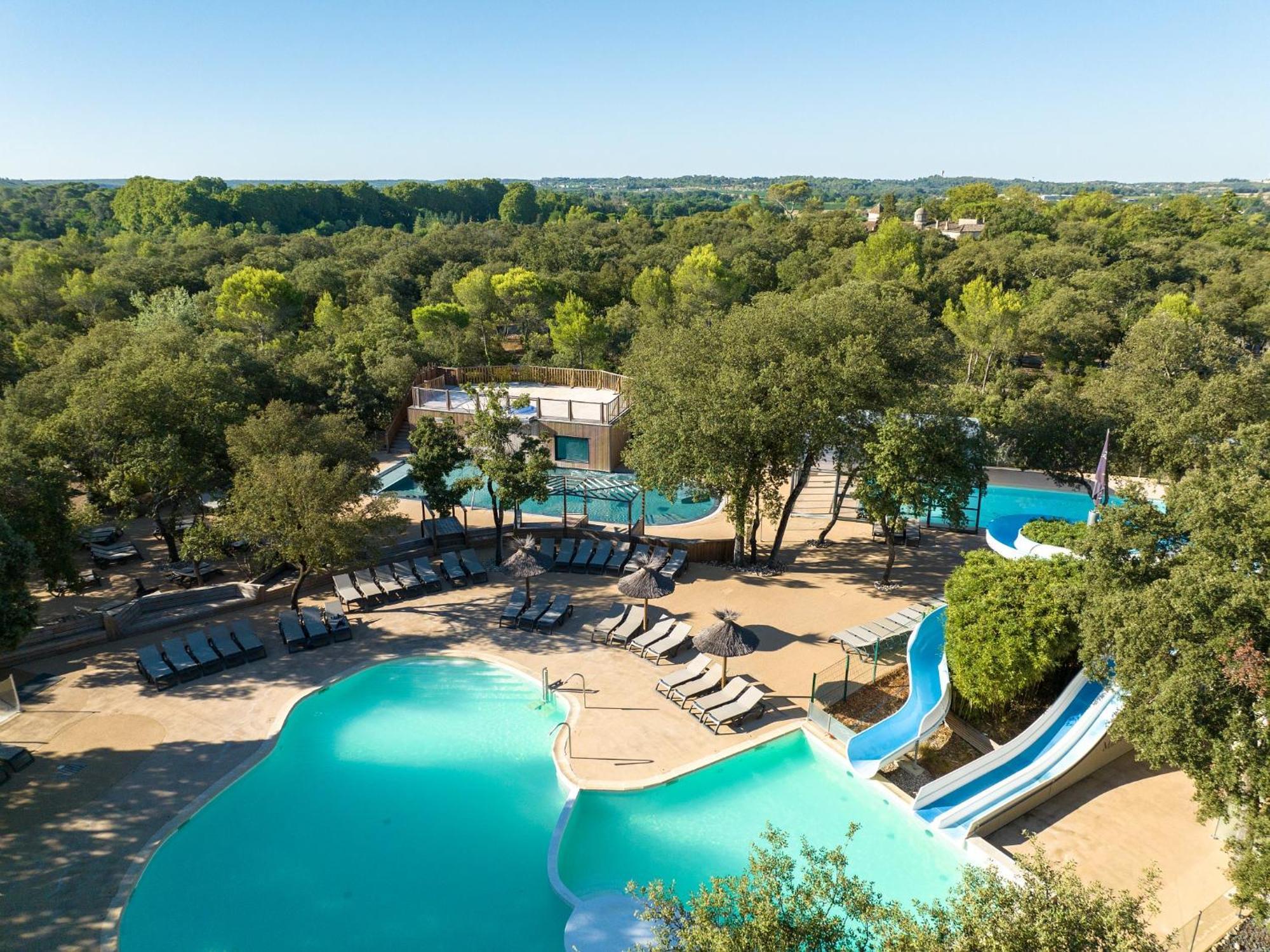 Camping Les Pres Du Roi Sommières Zewnętrze zdjęcie